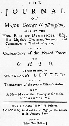 The Journal of Major George Washington (1754)