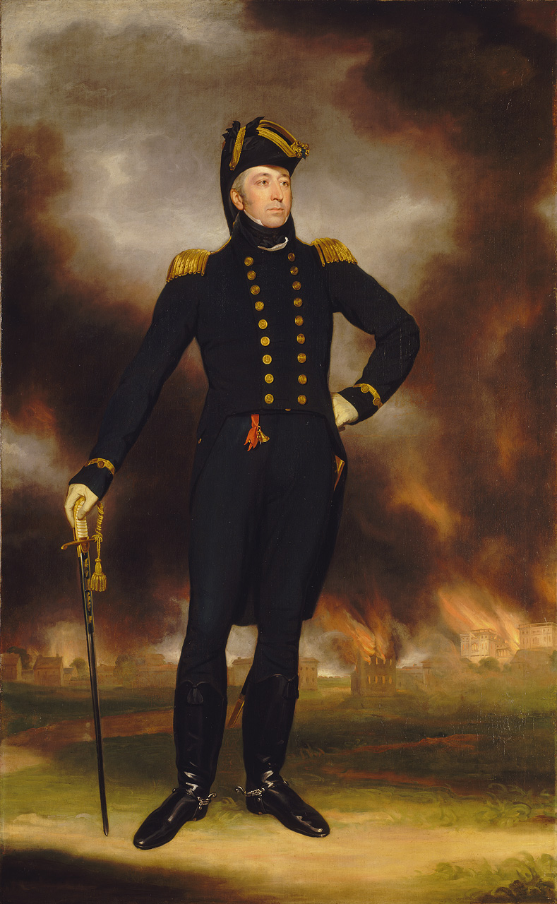 Admiral Cockburn commemorated the burning of Washington in 1814, not the plundering of Alexandria