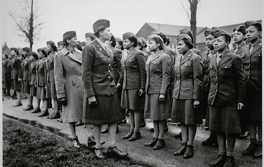 Charity Adams commanded the 6888th (Six Triple Eight) Postal Battalion in World War II