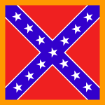 Battle Flag with thirteen stars, used by Army of Northern Virginia starting in 1862