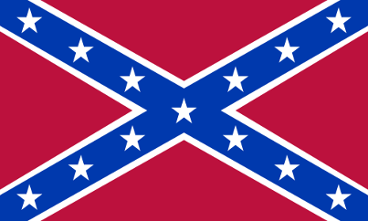 rectangular (not square) Confederate States Naval Jack