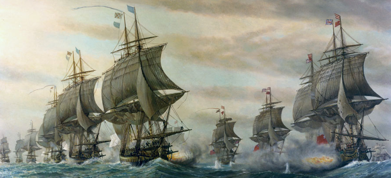 a 1781 naval battle in which no Virginians were involved may have been the most significant military encounter affecting the fate of Virginia