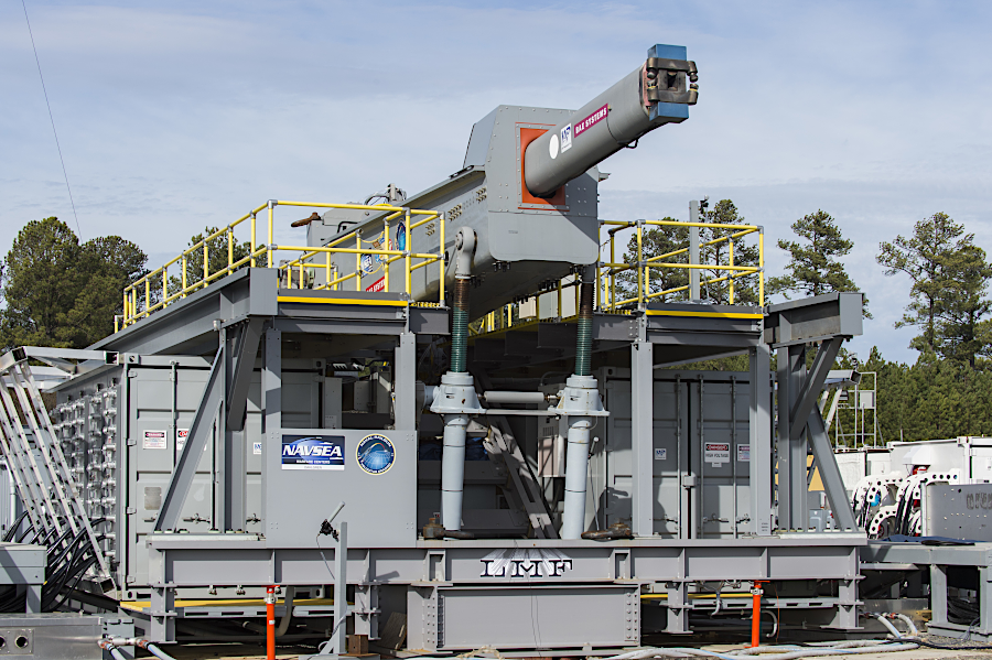 railguns being developed at Dahlgren would operate on electricity rather than chemical propellants