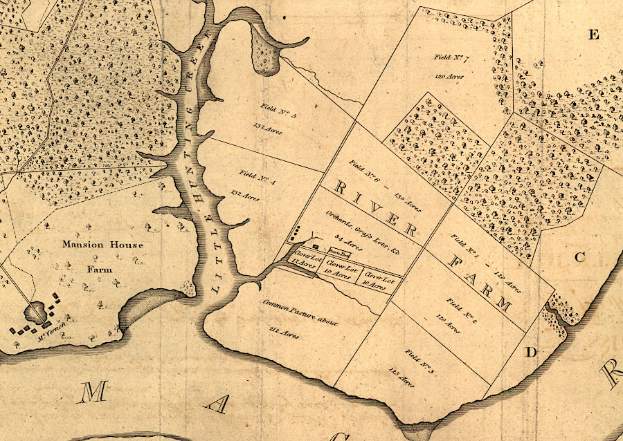 George Washington acquired the site of Fort Hunt in 1760 and managed it as part of his River Farm