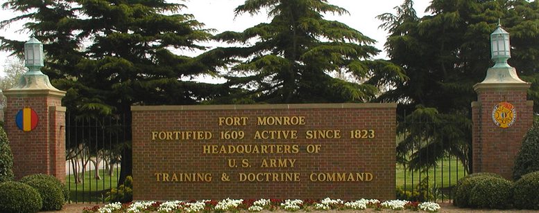 Fort Monroe served as the headquarters for the Training And Doctrine Command (TRADOC) from 1973 until closure of the base in 2011