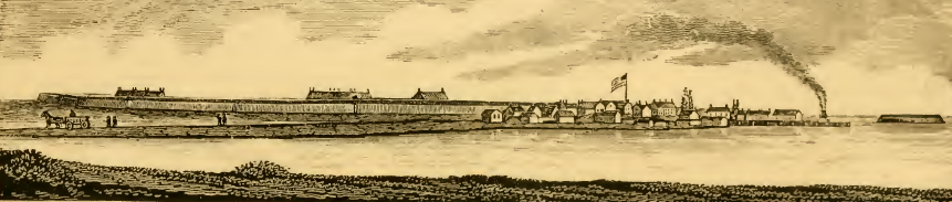 in 1845, Fort Calhoun was operational and extended the range of cannon beyond the reach from Fort Monroe