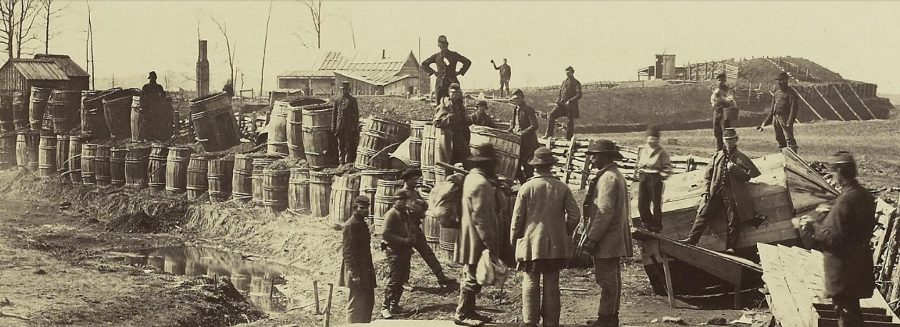 in March 1862, the Confederates abandoned their fortifications at Manassas and Union forces occupied the railroad junction