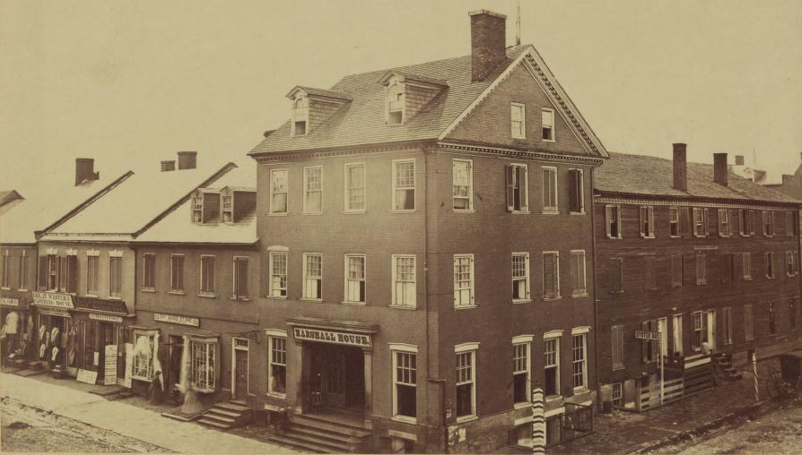 Marshall Hotel in August, 1862