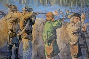 colonial militia were local defense forces, often used to respond to Native American attacks