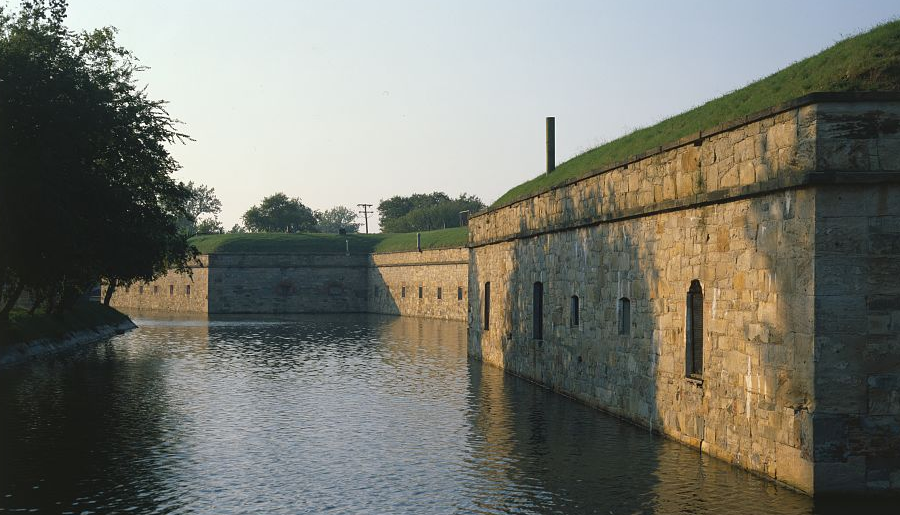 Fort Monroe was designed (perhaps excessively...) to resist a siege by a European army