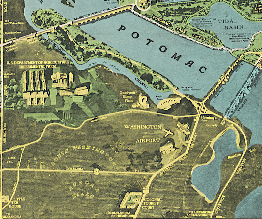 future site of the Pentagon in 1936