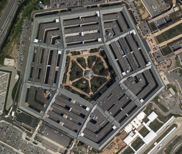 the distinctive shape of the Pentagon was based on plans to construct it at Arlington Farms, where existing roads defined the parcel that could be developed