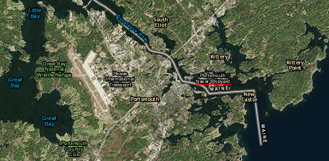 the Portsmouth Naval Shipyard is in Kittery, Maine - not in Portsmouth, Virginia or Portsmouth, New Hampshire