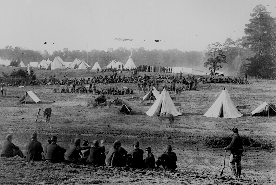 Confederates captured in Virginia were transported to prisons in Maryland, Delaware, and north of the Mason-Dixon Line