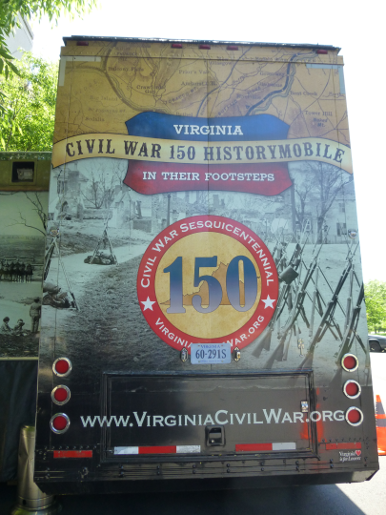 a traveling exhibit during the 150th sesquicentennial of the Civil War helped to renew public interest and stimulate tourism