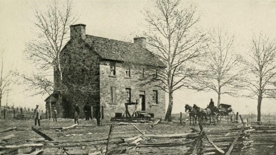 the old toll house of the Warrenton-Alexandria Turnpike became known after the battles at Manassas as the Stone House