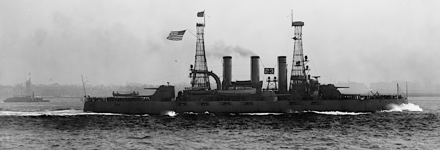 the USS Virginia batttleship was completed by the Newport News Shipbuilding and Dry Dock Company in 1906