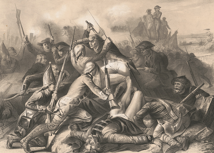 French and American forces seized British redouts in hand-to-hand fighting