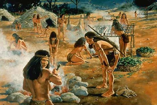 a Late Archaic settlement may have included soapstone slabs used in cooking and fish being smoked over a fire