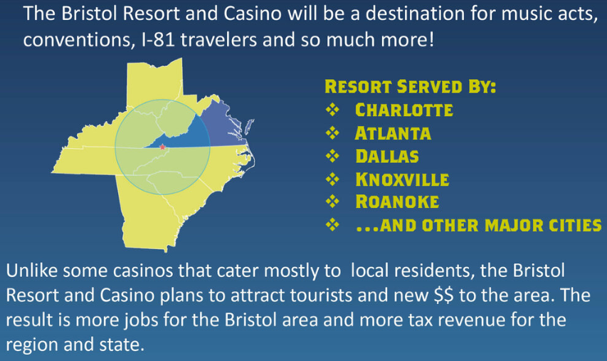 before the November 2020 referendum, the Hard Rock Bristol Casino and Resort claimed it could attract visitors from as far away as Atlanta and even Dallas