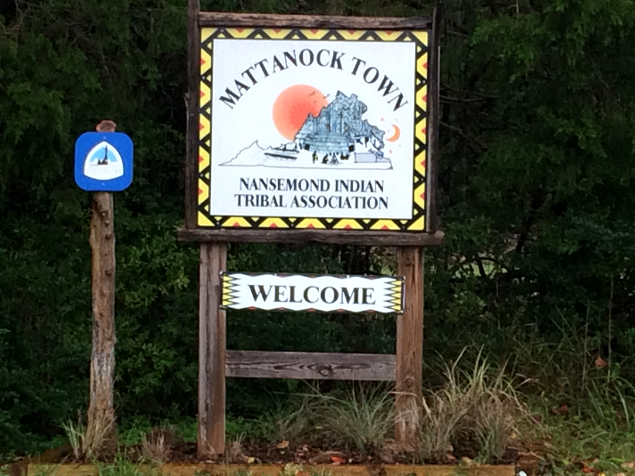 the Nansemond Indian Tribal Association planned to reconstruct a palisaded town near Chuckatuck