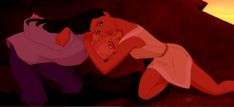 Disney portrayed Pocahontas as a heroine who saved John Smith from getting his head smashed with clubs