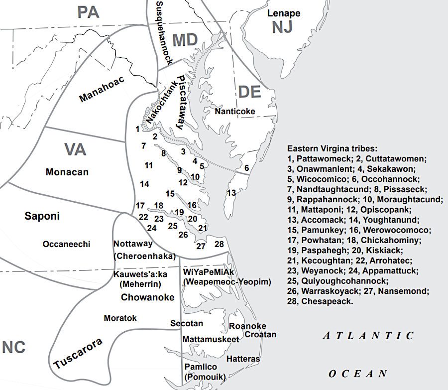 when English colonists arrived in 1607, there were many different Native American societies in North America