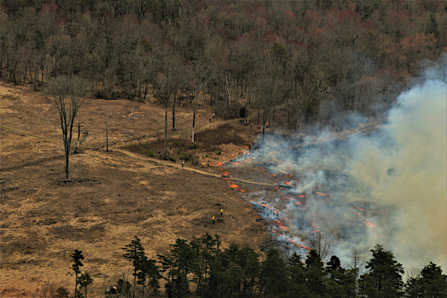 prescribed fires are controlled by trained personnel to prevent them from becoming wildfires