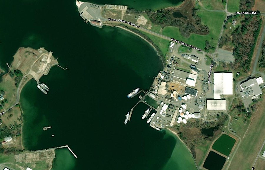 menhaden fishing is centered on the Omega Protein processing plant in Reedville, the last remaining facility on the East Coast that still extracts fish oil from menhaden
