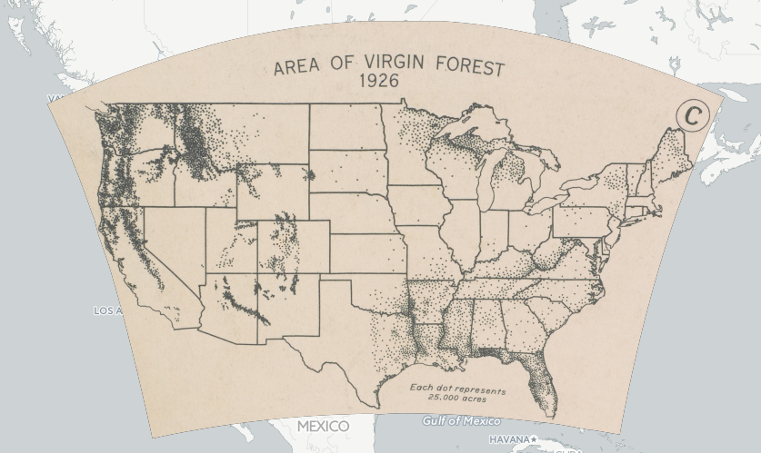 by 1926, nearly all trees in Virginia were part of a second-growth, third-growth, or fourth-growth forest