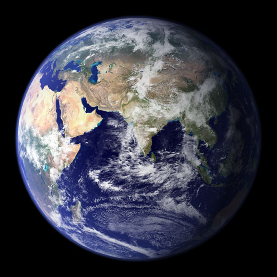 Blue Marble image of earth