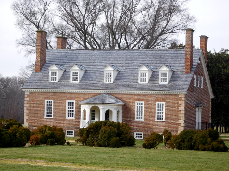 Gunston Hall, built by George Mason IV between 1755-1759, was donated to the state of Virginia in 1949