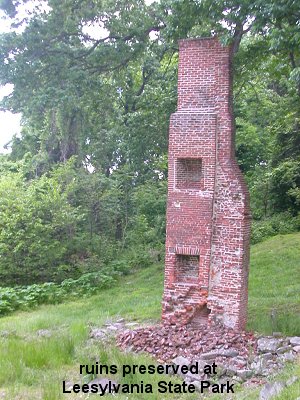 chimney of Col. Fairfax's house at Leesylvania State Park