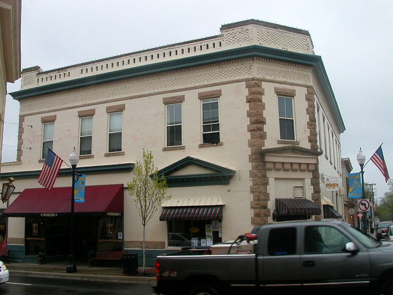 Opera House in Manassas - a restaurant now, but notice the housing units on the second floor