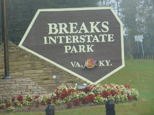 a bi-state commission manages Breaks Interstate Park, though most of the land in located in Dickenson County