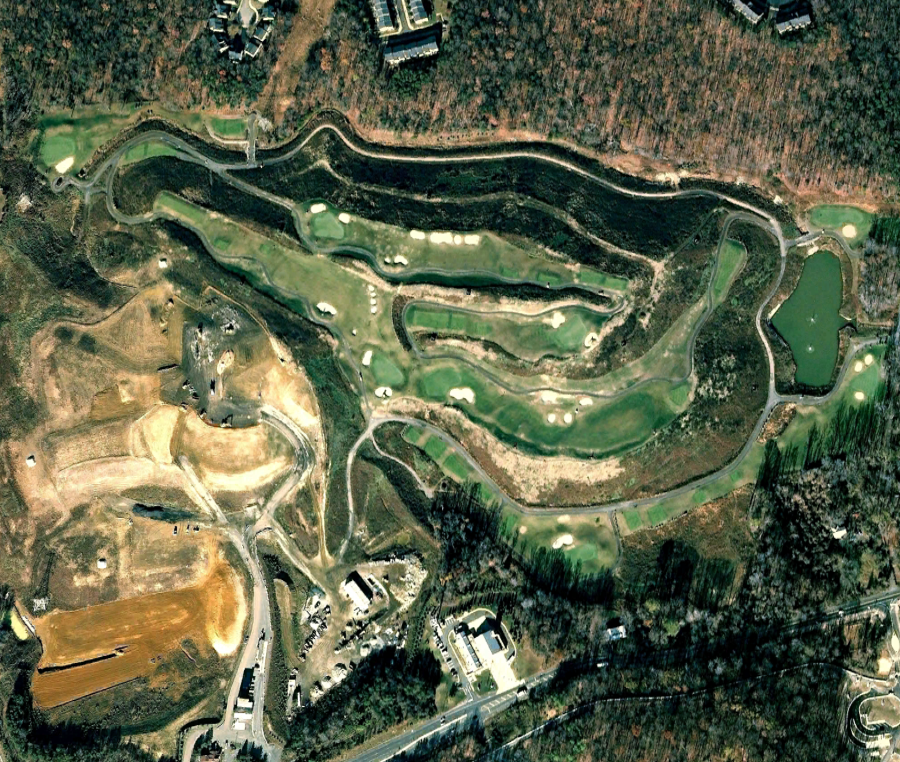 Hilltop Golf Course was located on the site of a construction and demolition debris landfill