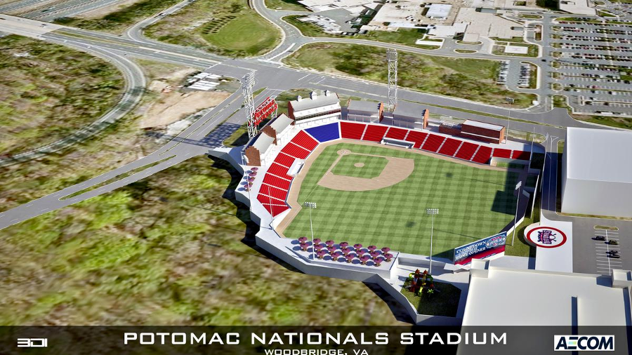 the new 6-000-7,000 seat ballpark planned for the Potomac Nationals was expected to require $25 million in private funding, separate from a parking garage funded by the state