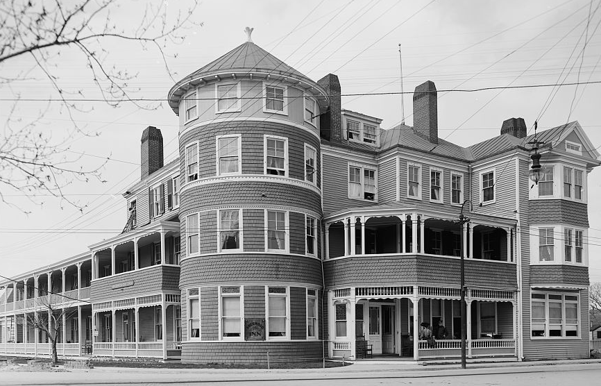 competition for the Hygeia Hotel at Old Point Comfort included the Sherwood Inn