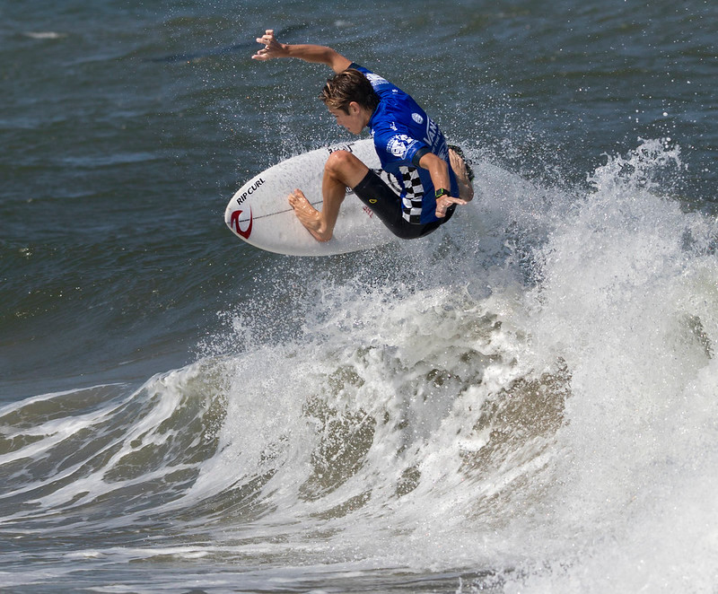 waves at Virginia Beach bear little resemblance to the massive breakers at famous surfing spots, but still offer a healthy challenge