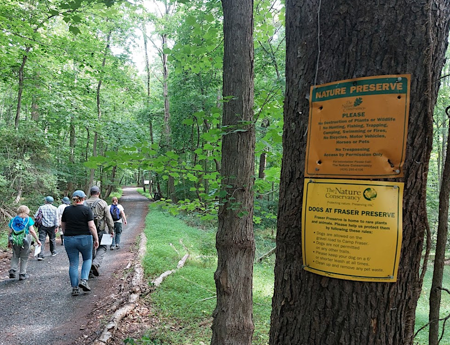 The Nature Conservancy owns Fraser Preserve in Fairfax County
