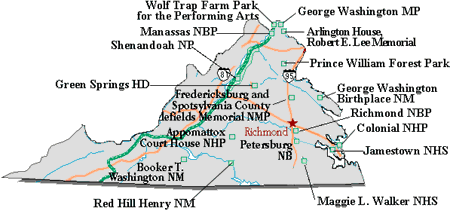 national parks in Virginia