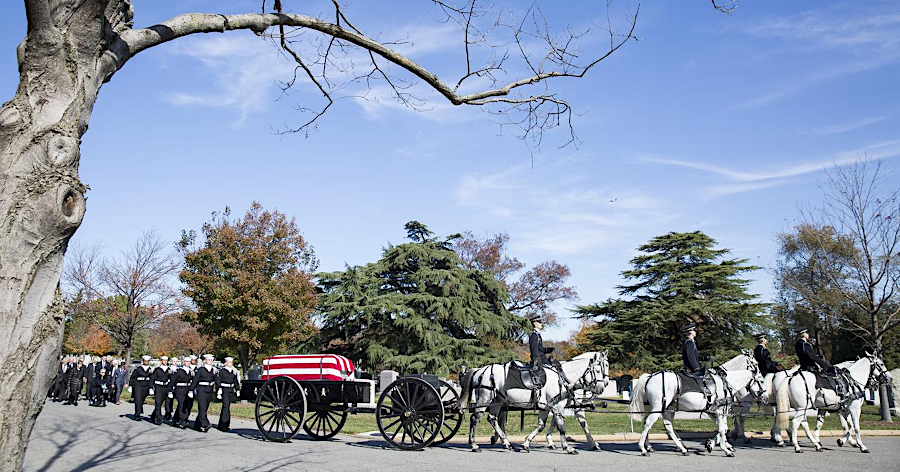 in-ground burial ceremonies include ritual transport via a horse-drawn carriage