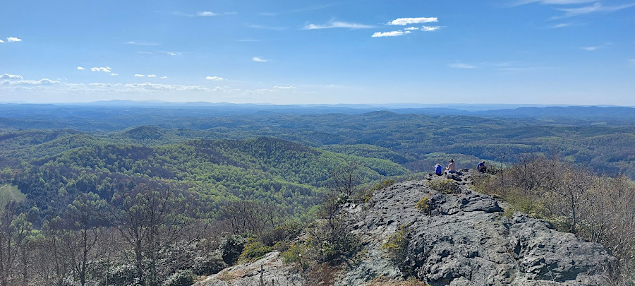 Blue Ridge vista from Buffalo Mountain