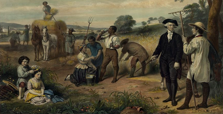 George Washington relied upon slaves to raise crops, catch fish, and maintain his personal wealth and lifestyle