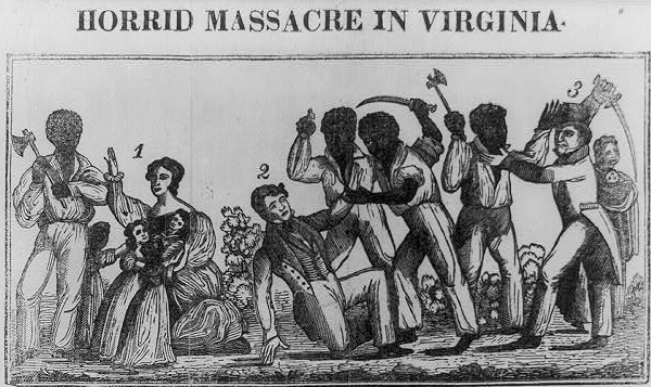 contemporary graphic of Nat Turner's Rebellion described it as a massacre