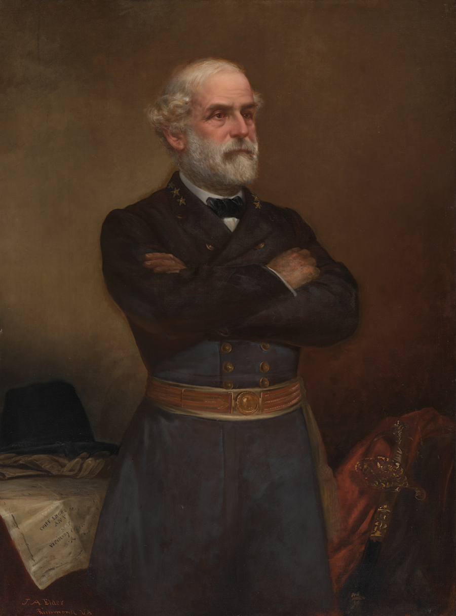 while Robert E. Lee led the Army of Northern Virginia, Montgomery Meigs converted the place where he had lived into a cemetery