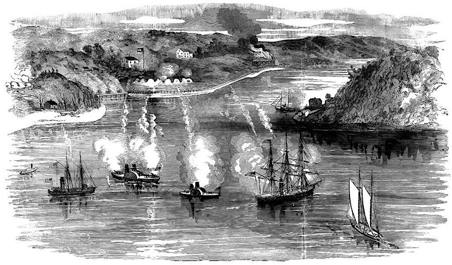 the US Navy attacked Aquia Landing on May 29, 1861