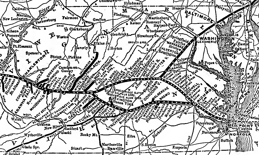 the Chesapeake & Ohio Railway in 1901