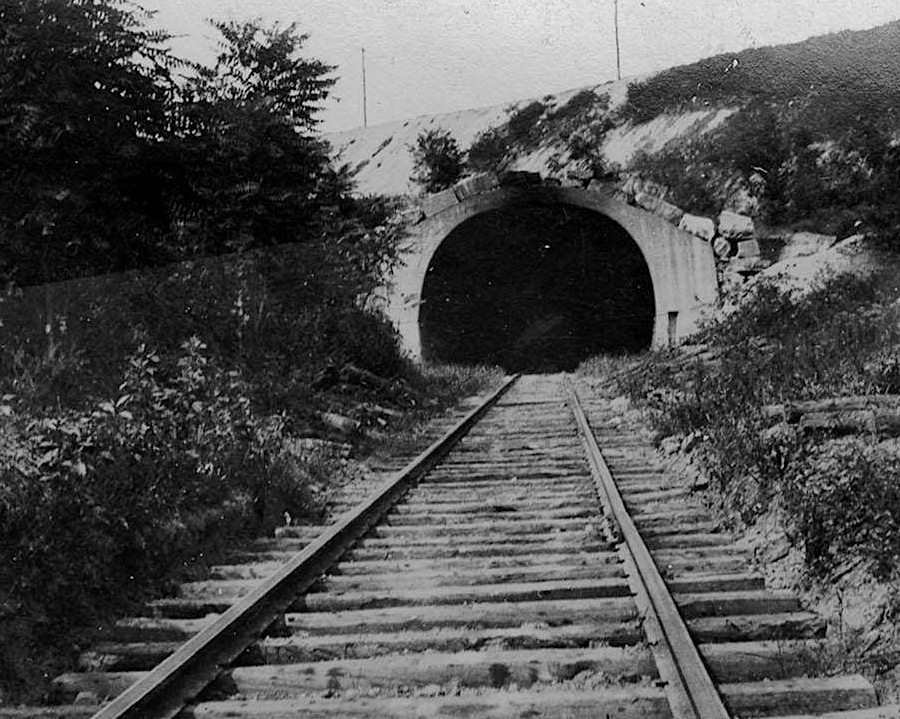 the Chesapeake and Ohio Railroad tunnel underneath Church Hill