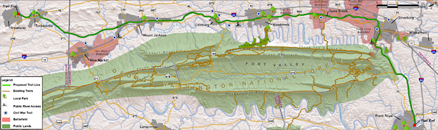 nearly 50 miles of the old Valley Railroad could become the Shenandoah Valley Rail Trail